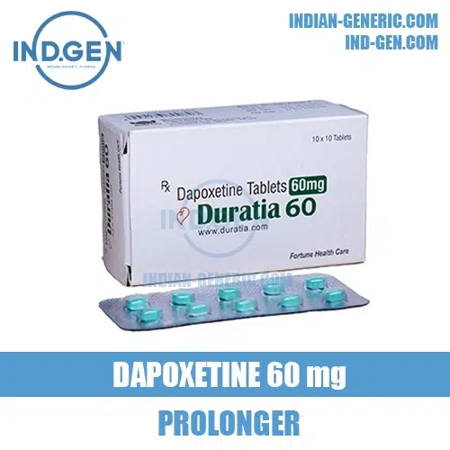 DURATIA 60 mg dapoxetine india