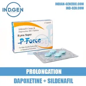 EXTRA SUPER P-FORCE sildenafil dapoxetine viagra india