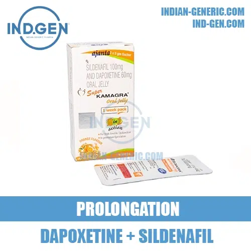 SUPER KAMAGRA ORAL JELLY sildenafil dapoxetine viagra india