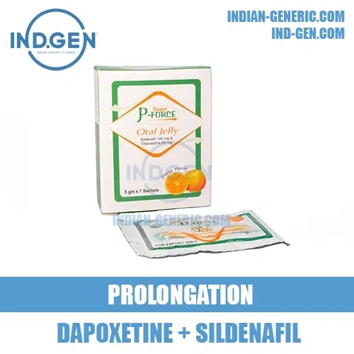 SUPER P FORCE ORAL JELLY sildenafil dapoxetine viagra india