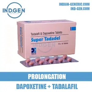 SUPER TADADEL tadalafil dapoxetine cialis india