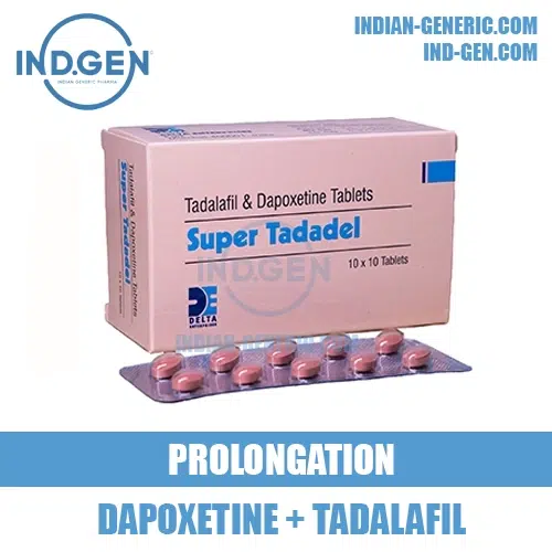 SUPER TADADEL tadalafil dapoxetine cialis india