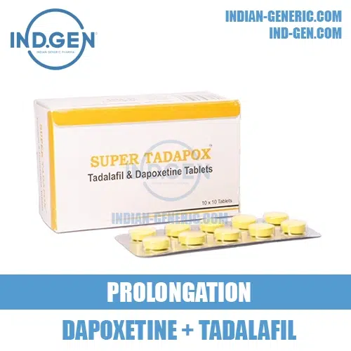 SUPER TADAPOX tadalafil dapoxetine cialis india