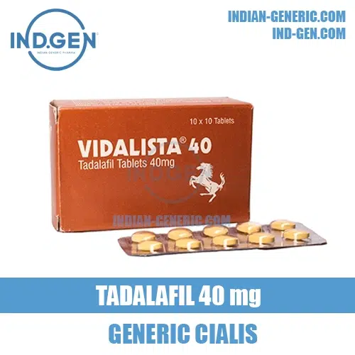 VIDALISTA 40 mg tadalafil cialis india